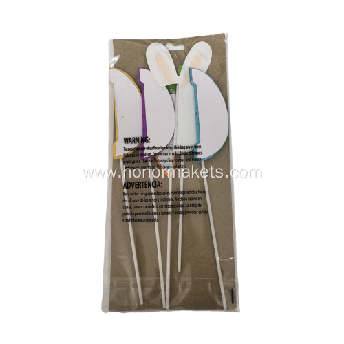 5PCS Easter Honeydpmb Decor